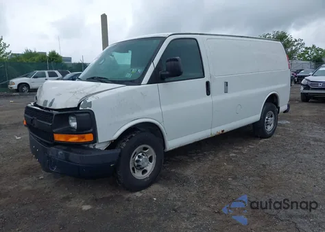 2012 Chevrolet Express 2500 Work Van from USA, damaged, VIN 1GCWGFFA8C1108597